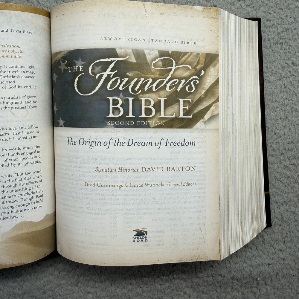 Founders' Bible 2017 Hardcover Christian NASB Second Edition by David Barton